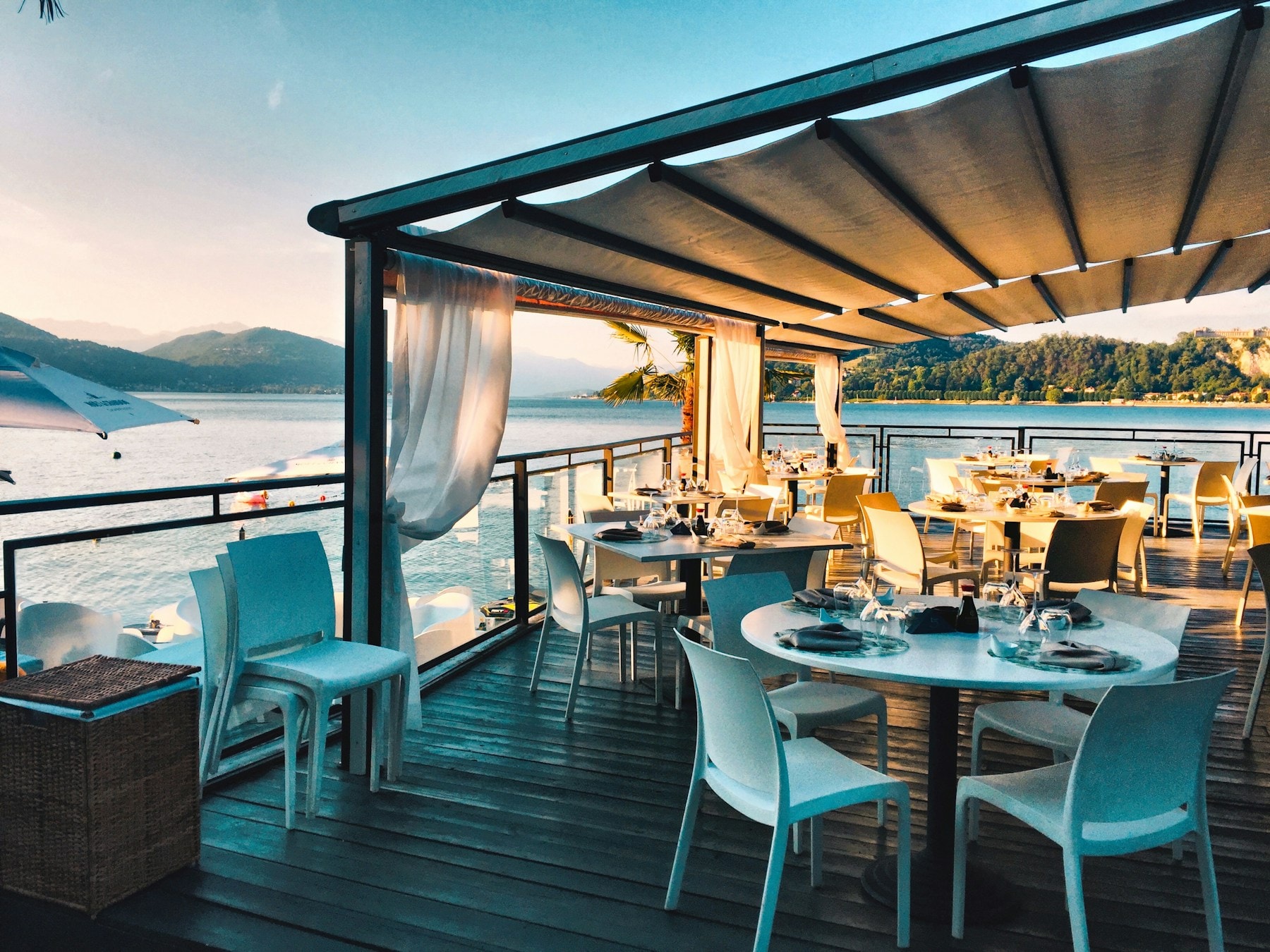 Restaurant terrace — real hospitality venue